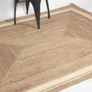 Handwoven natural Jute Rug