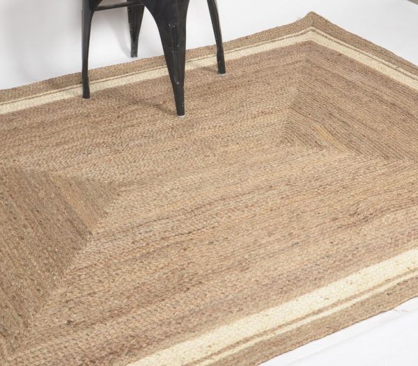 Handwoven natural Jute Rug