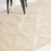 Hand Tufted Lattice Beige Rug