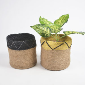 Braided Jute Basket (Set of 2)