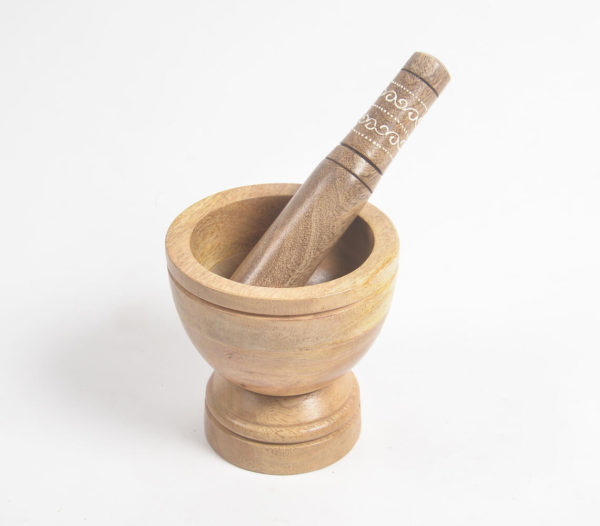 Classic Mango Wood Mortar & Pestle