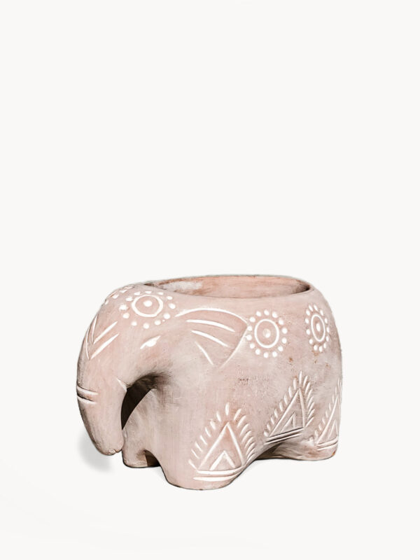 Terracotta Pot – Folk Elephant