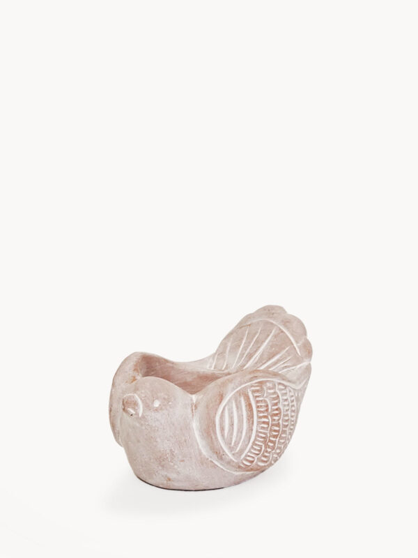 Terracotta Tea Light Candle Holder – Bird