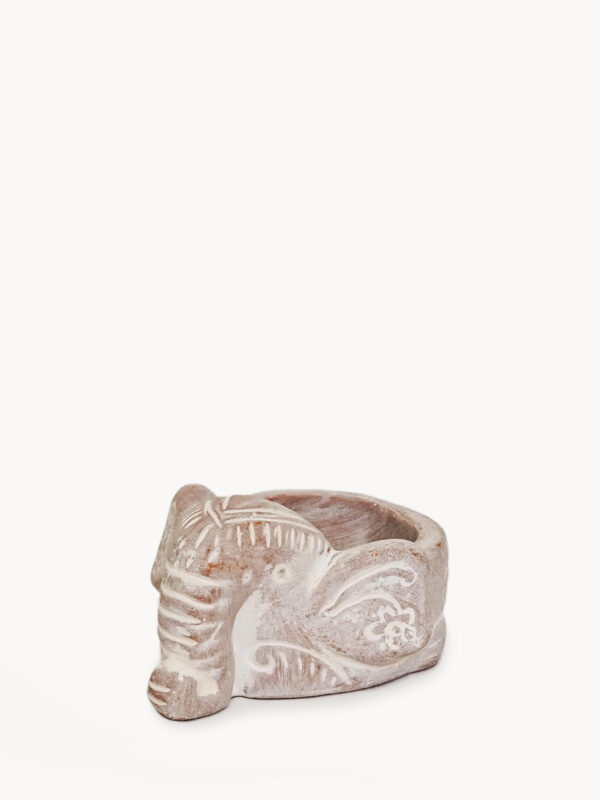 Terracotta Tea Light Candle Holder – Elephant