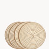 Kata Spiral Placemat – Natural (Set of 4)