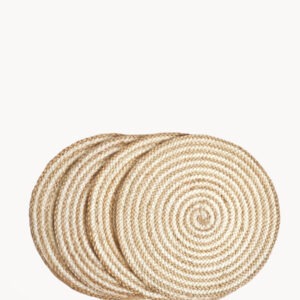 Kata Spiral Placemat – Natural (Set of 4)