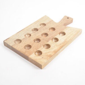 Raw Mango Wood Egg Stand (12 eggs)